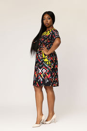 Tubo African Print Dress