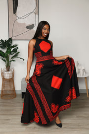Odiri African Print Dress