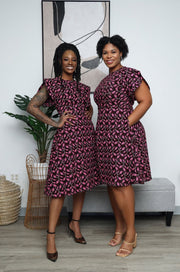 Deola African Print Dress - Ray Darten