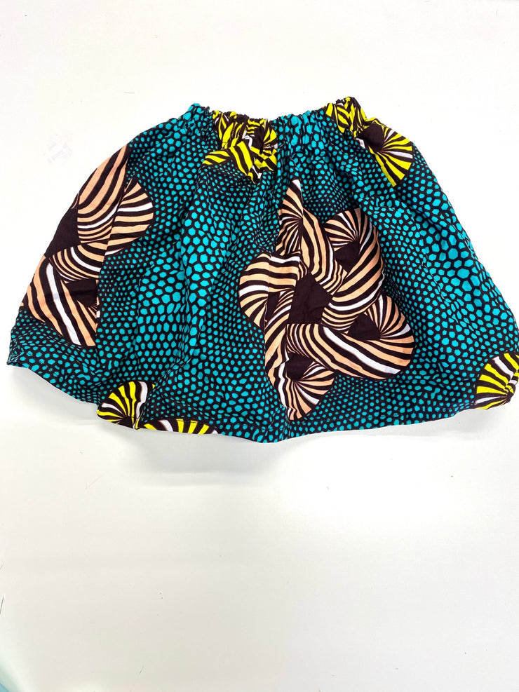 Ashani African Print Skirts For Kids - Ray Darten