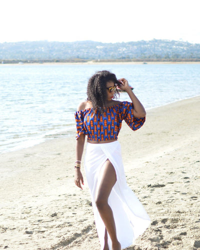 Perfect Ankara Top For The Beach (First Post)