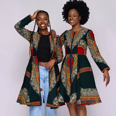 Unveiling the Dashiki Legacy: Ray Darten's Omidan Jacket-Dresses