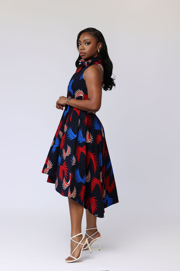 Bello African Print Dress