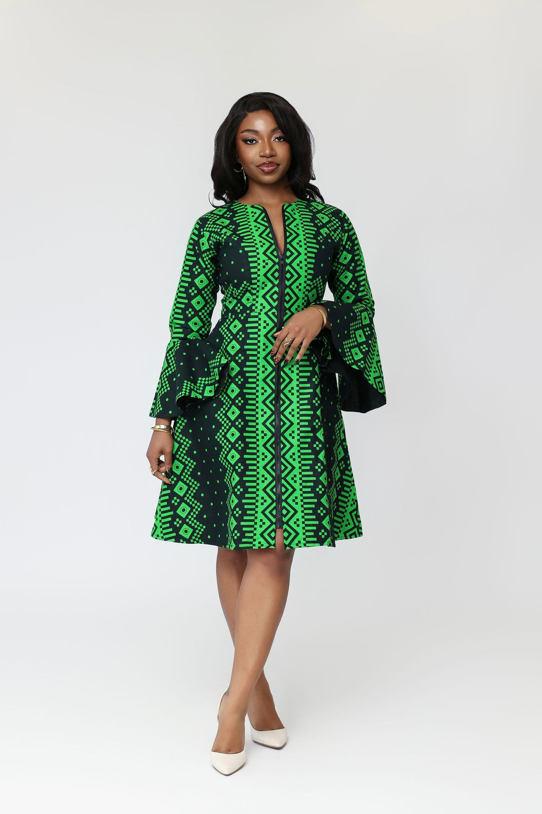 Mama African Print Jacket Dress Mama African Print Jacket Dress