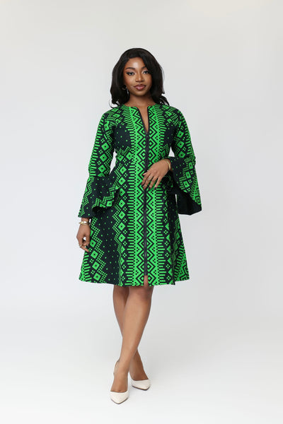 Mama African Print Jacket Dress Mama African Print Jacket Dress