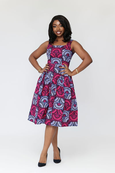 Idera African Print Dress Idera African Print Dress