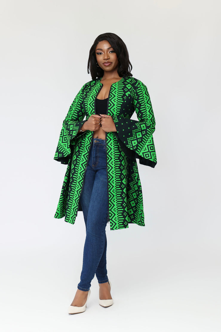 Mama African Print Jacket Dress Mama African Print Jacket Dress