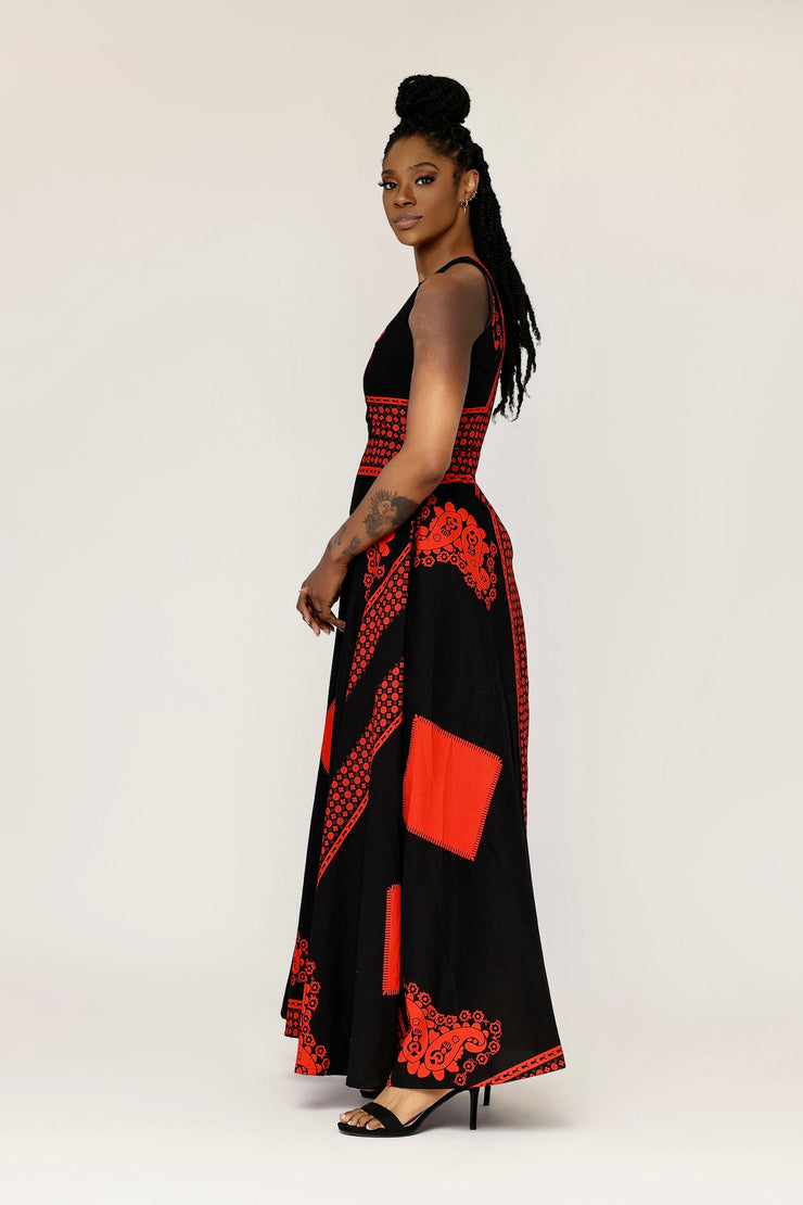 Odiri African Print Dress