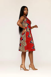 Ejiro African Print Dress