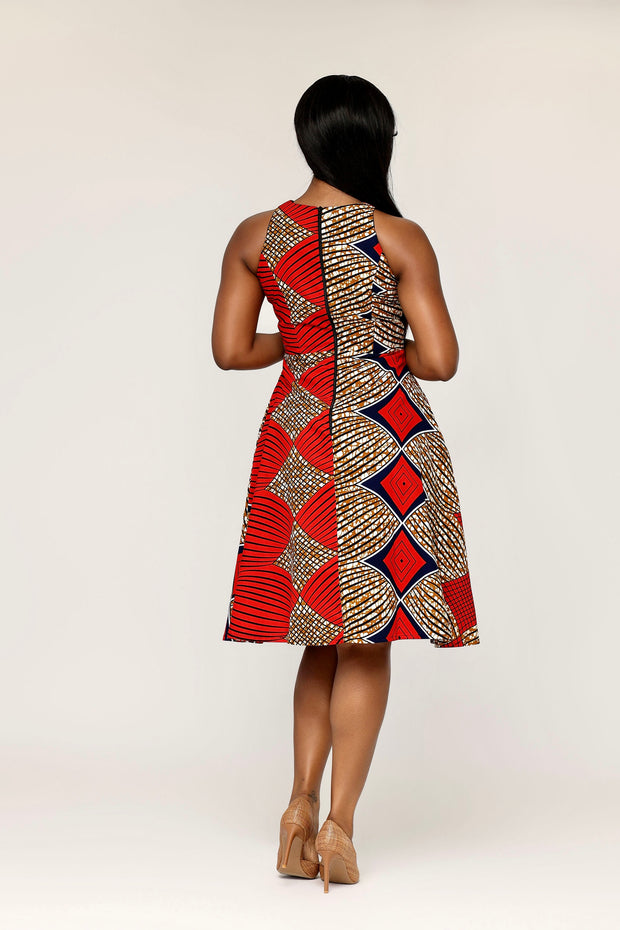 Ejiro African Print Dress