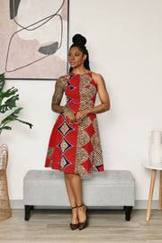 Ejiro African Print Dress