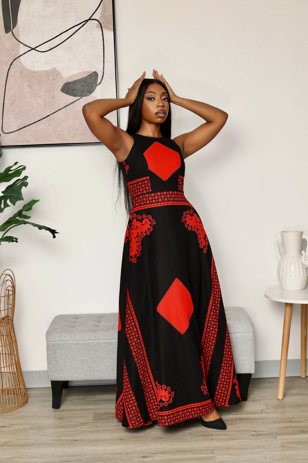Odiri African Print Dress Odiri African Print Dress