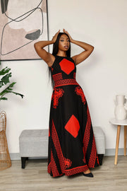 Odiri African Print Dress