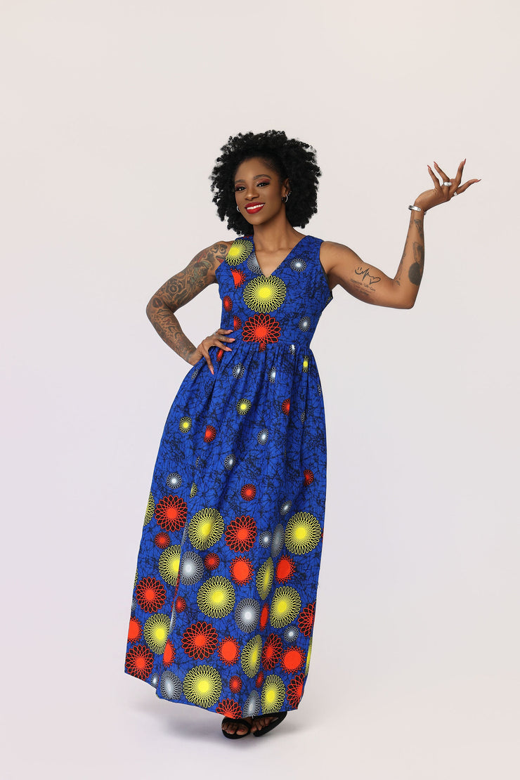 Imole  African Print Dress
