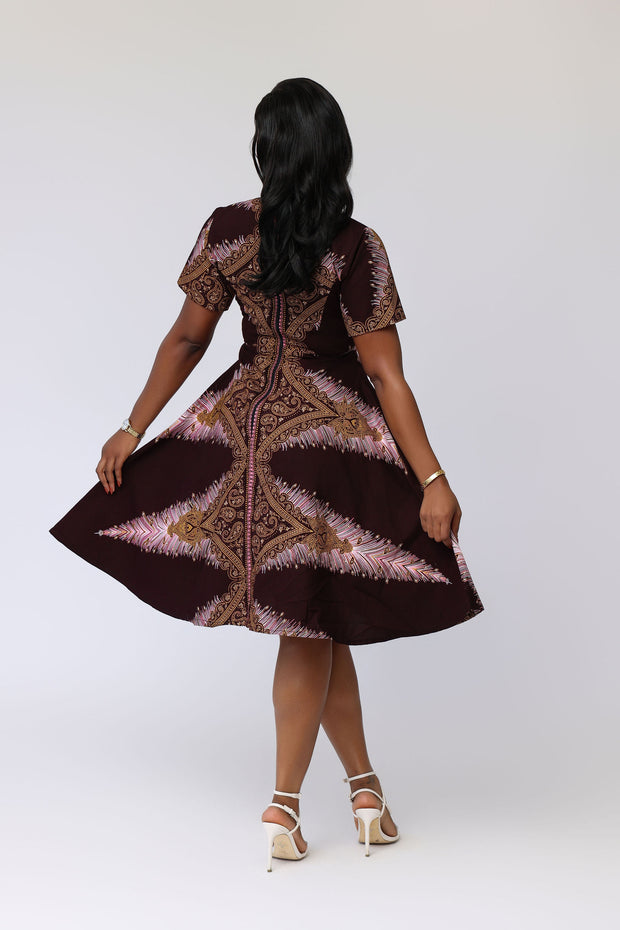 Korede African Print Dress