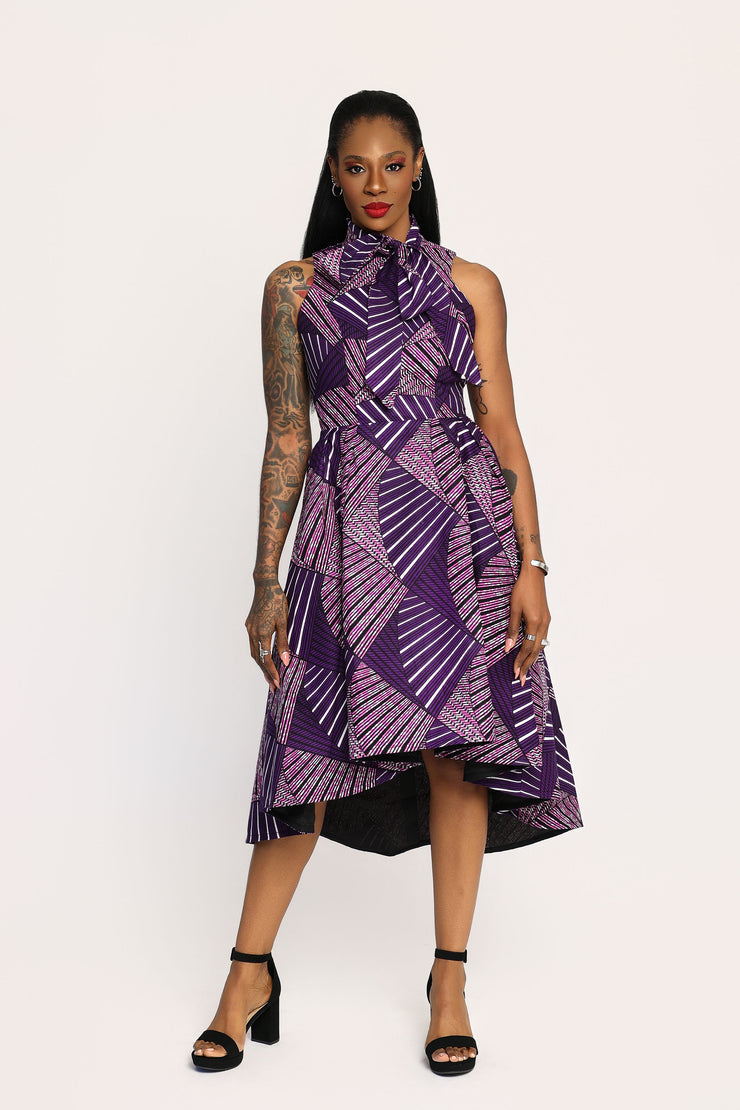 Bala African Print Dress