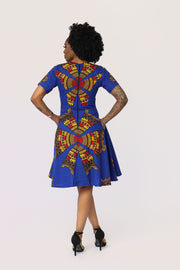 Mimi African Print Dress