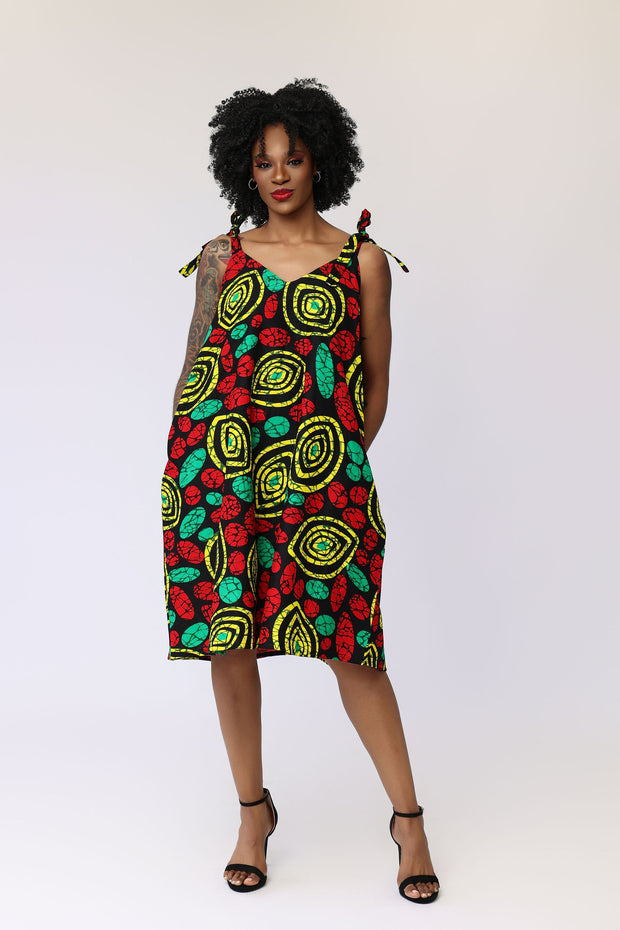 Ayaba African Print Dress