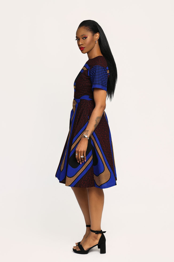 Kunmi African Print Dress