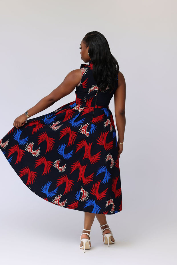 Bello African Print Dress