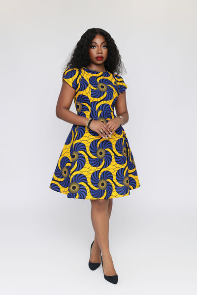 Juba African Print Dress 4X