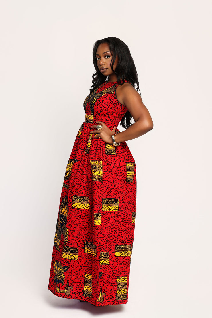 Madu African Print Dress