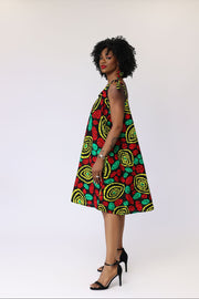 Ayaba African Print Dress