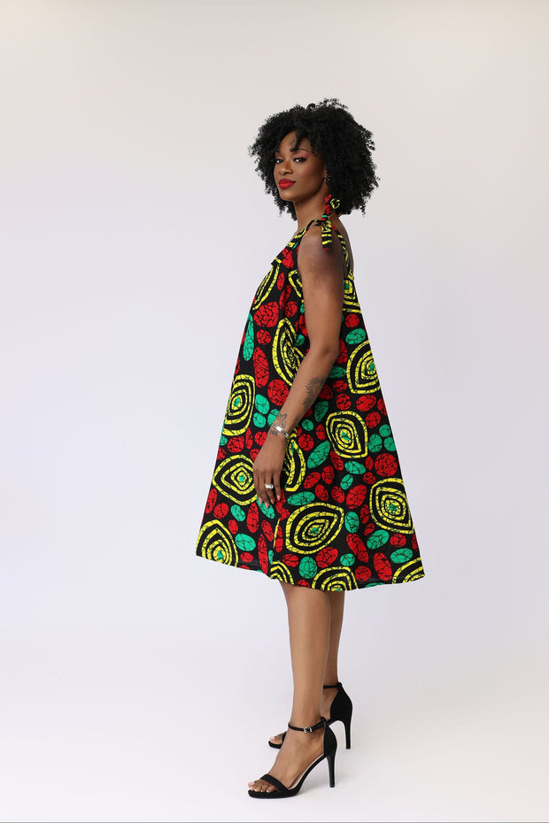 Ayaba African Print Dress