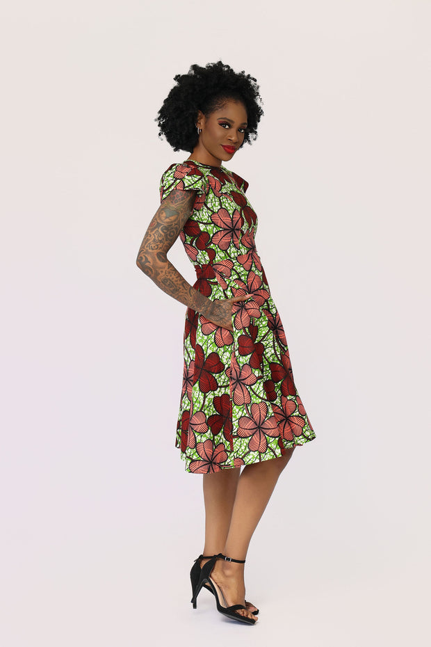 Fifi African Print Dress