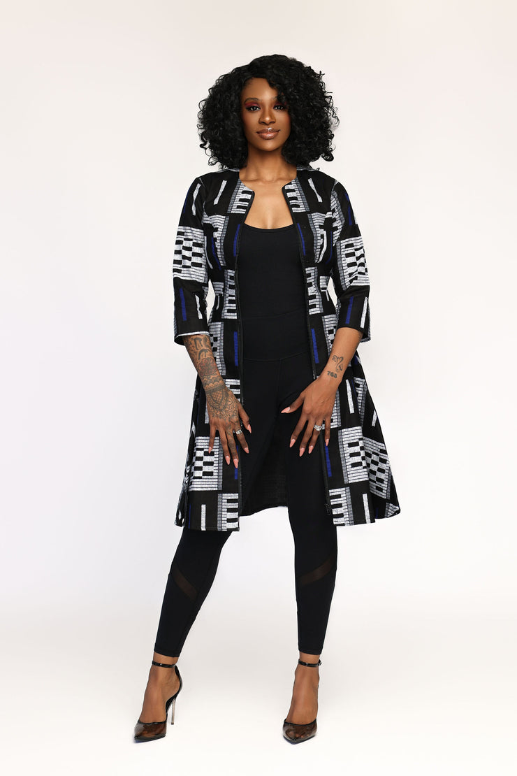 Ayobami African Print Jacket Dress Ray Darten Ayobami African Print Jacket Dress Ray Darten