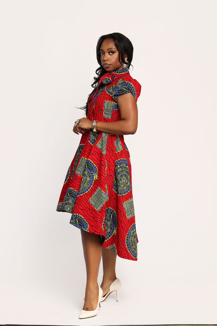 Fejiro African Print Dress