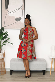 Ejiro African Print Dress