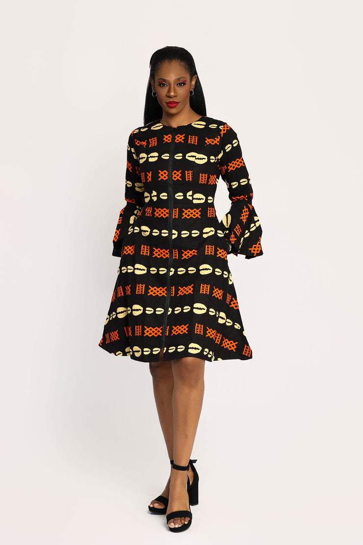 Eyo Women's African Print Jacket Dress