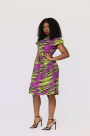Hawa African Print Dress