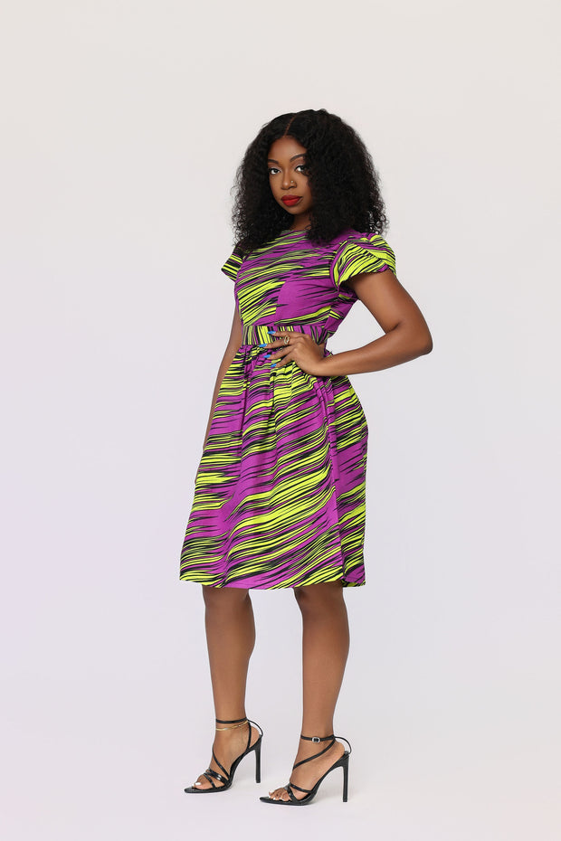 Hawa African Print Dress