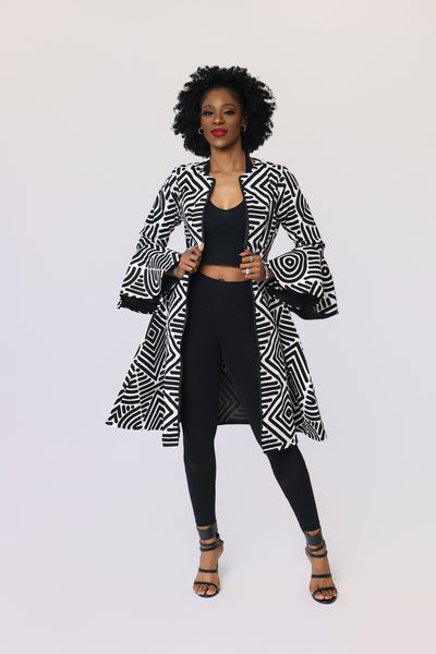 Adaba African Print Jacket Dress