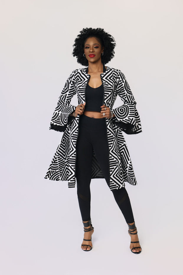Adaba African Print Jacket Dress