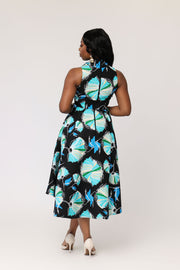 Biola African Print Dress