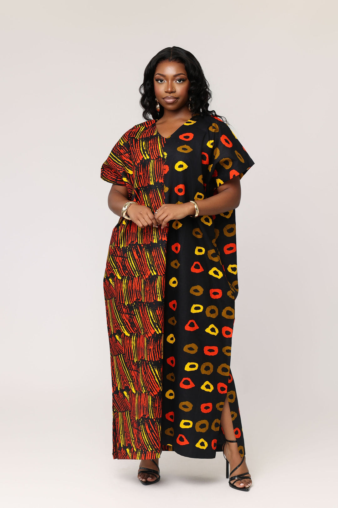 Sisi African Print Kaftan dress