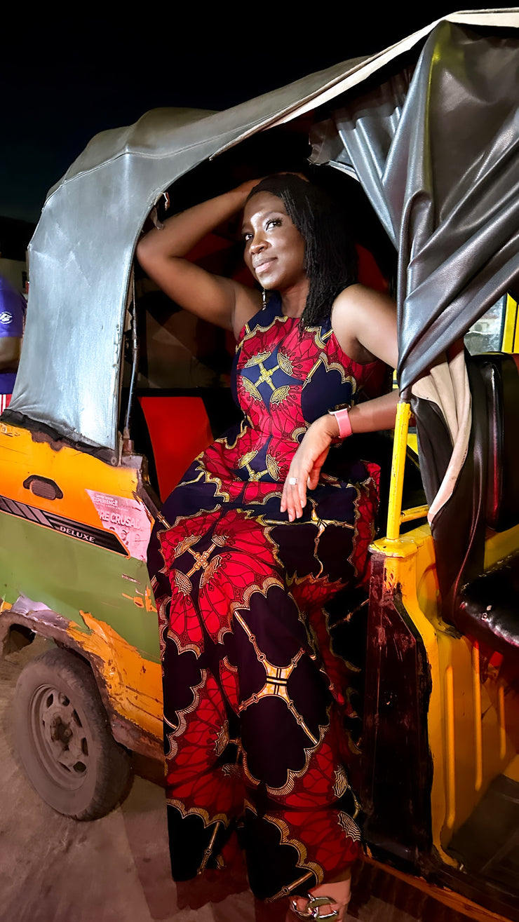 Aanu African Print Maxi Dress – Ray Darten