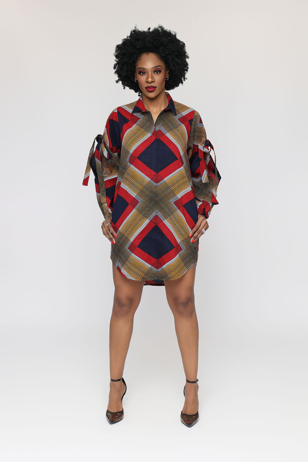 African Print and Embroidered Dresses For Women  Tagged "Brown" Ray Darten