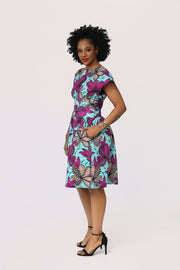Idia African Print Dress