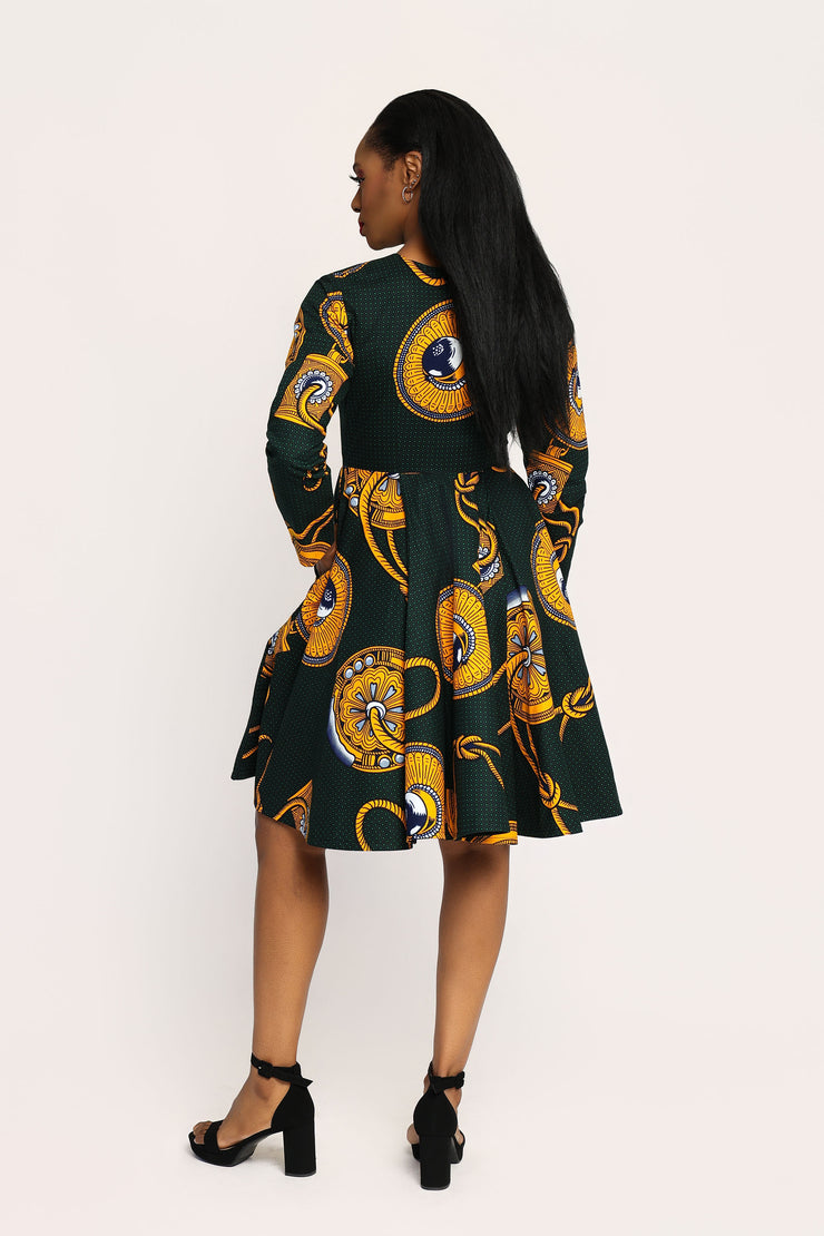 Olusoji African Print Jacket Dress