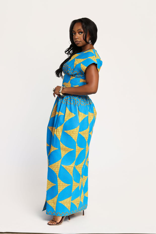 Adaobi African Print  Dress