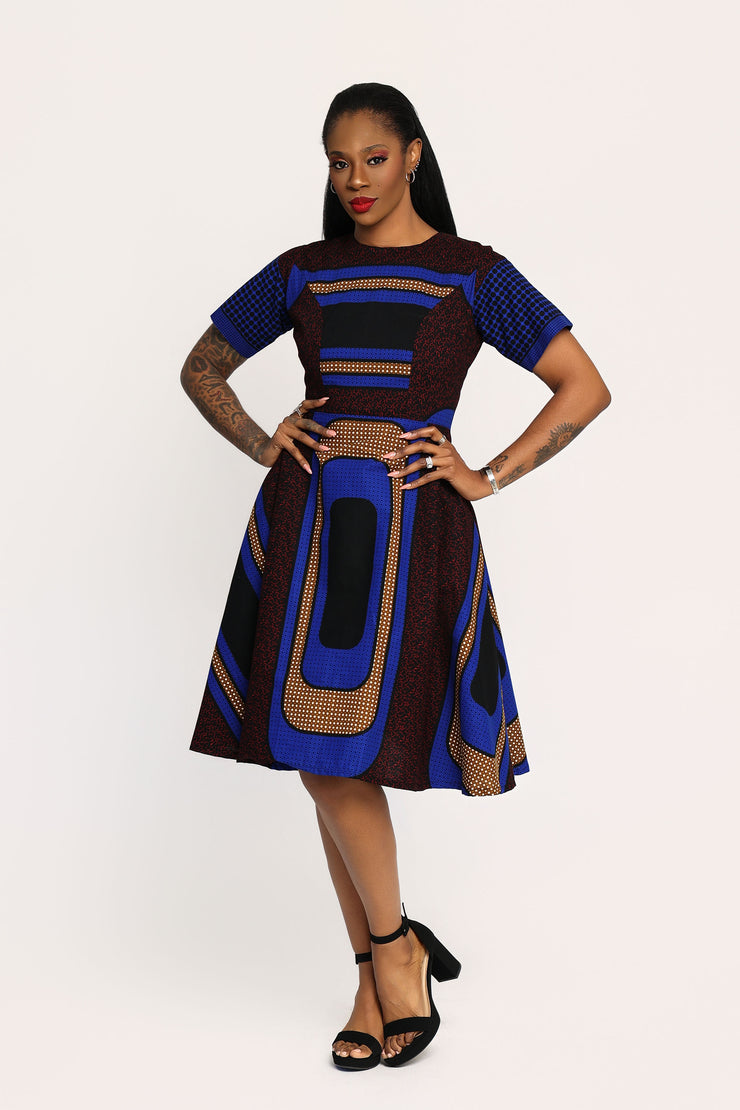 Kunmi African Print Dress