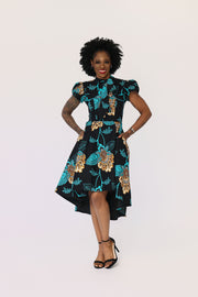 Okonjo African Print Dress