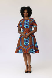 Morire African Print Dress