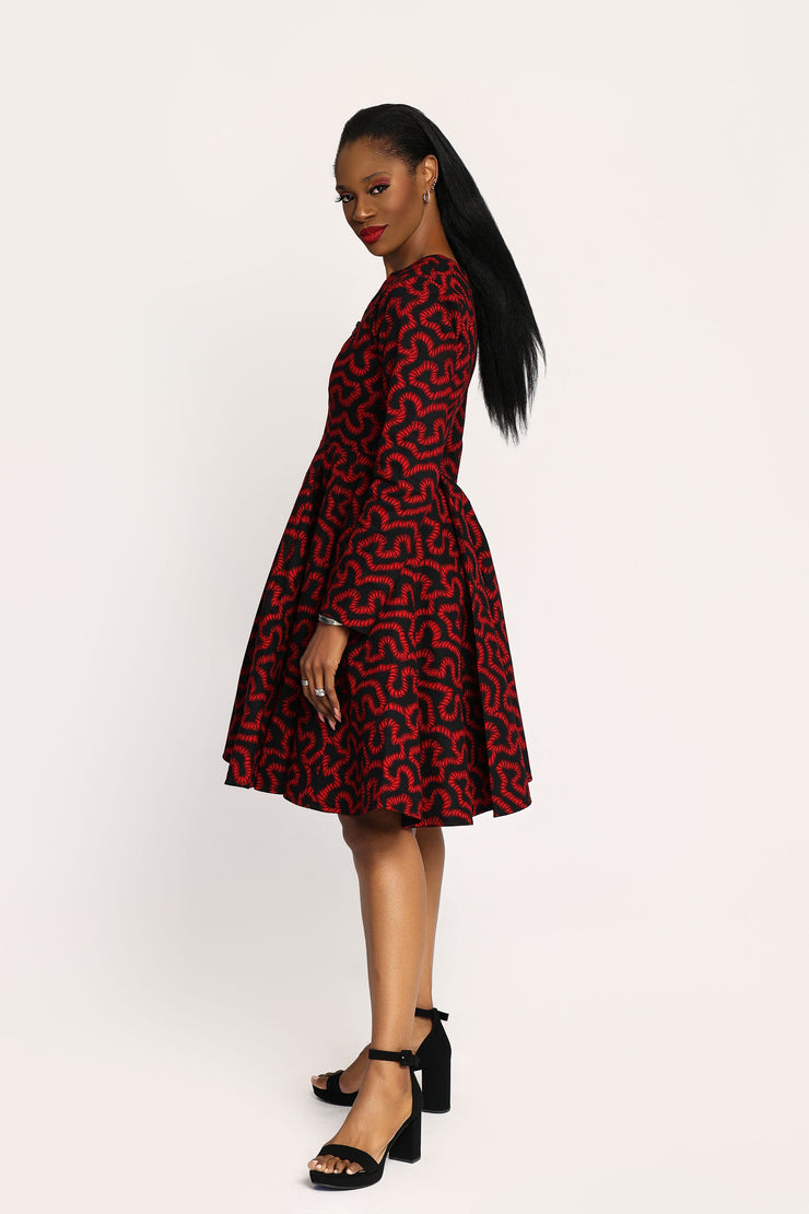 Koyin Women's African Print Jacket Dress