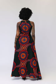 Warda African Print Dress