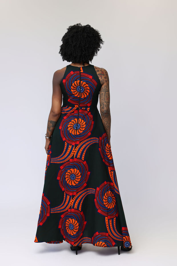 Warda African Print Dress